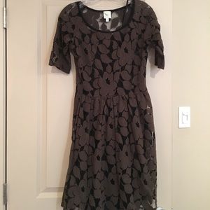 Brown & black dress.  Anthropologie. Size S